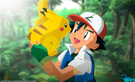 Pokemon Ash And Pikachu Anime