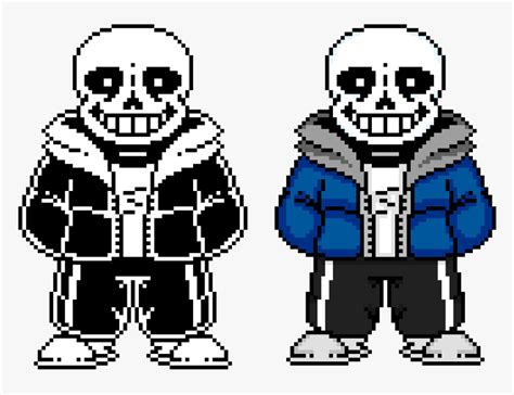 Sprite Pixel Art Sans Undertale, HD Png Download - kindpng