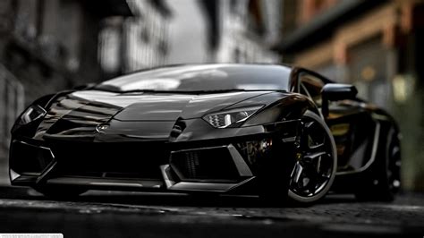 Lamborghini Wallpaper 4k Black Black Lamborghini Wallpapers