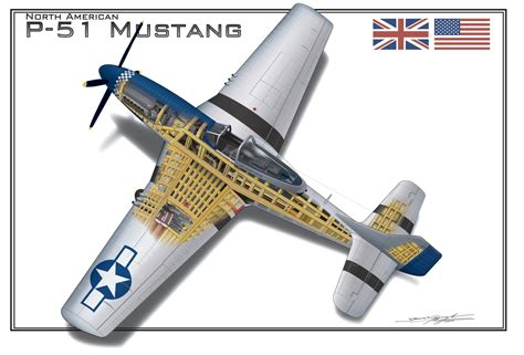 A Cross-Section of Steven W. Howard Art: P-51 Mustang Complete