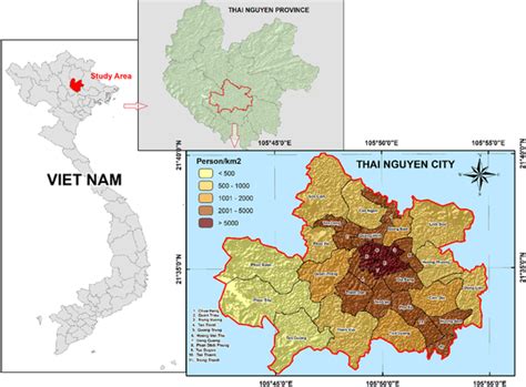 The research area, Thai Nguyen city. | Download Scientific Diagram