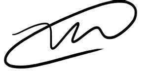 Transparent M Signature Png - Draw-weiner