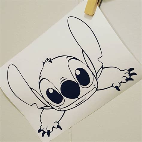 Stitch Car Decal Stitch Decal Stitch Sticker Disney Car Decal | Etsy ...