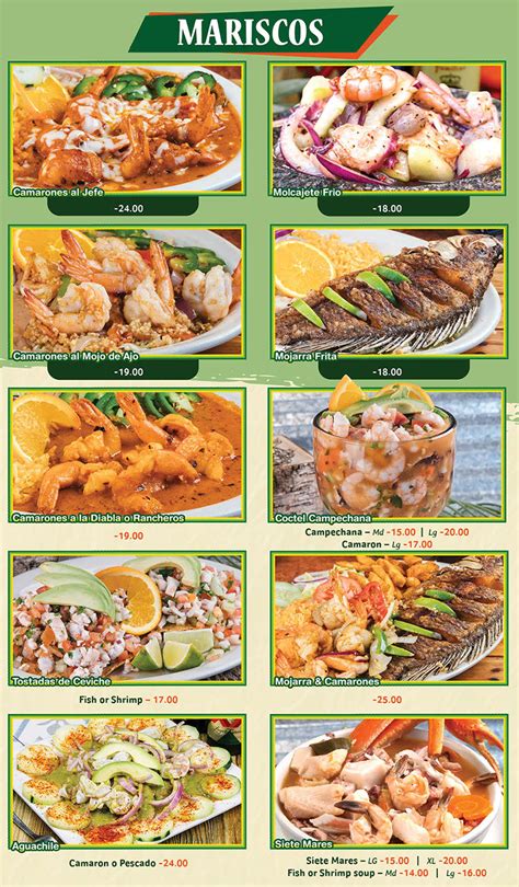 Las Margaritas - Menu