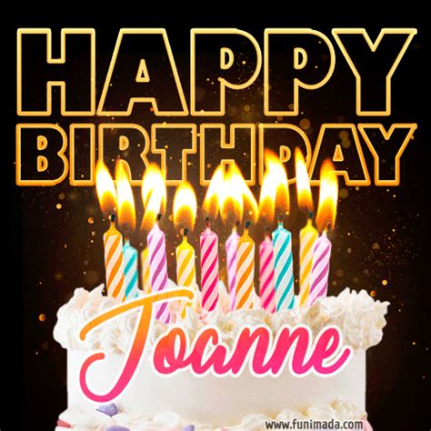 Happy Birthday Joanne GIFs - Download on Funimada.com