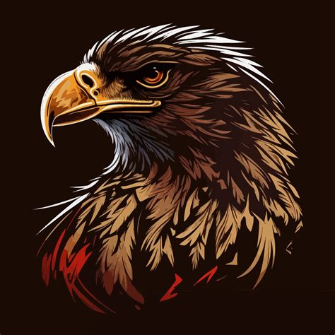 Eagle Head Eagle Logo Symbol - Gaming Logo Elegant Element for Brand ...