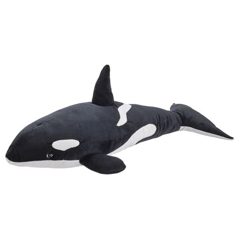 BLÅVINGAD soft toy, orca/black white, 60 cm (24") - IKEA CA