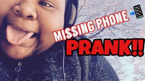 MISSING PHONE PRANK (SHE WAS PISSED) - YouTube