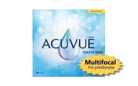 Acuvue Oasys Max 1-Day Multifocal 90 Pack - MyLens.com -USA