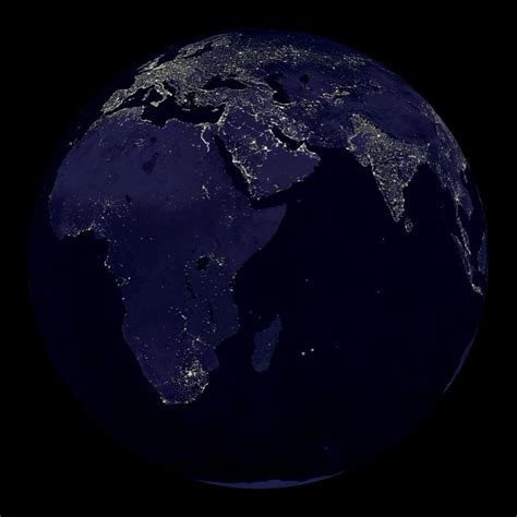 Nighttime Lights Dataset | Science On a Sphere