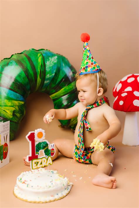 The Very Hungry Caterpillar Birthday Smash Cake Outfit Hungry ...