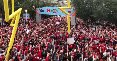 Nebraska volleyball players arrive for the national championship match