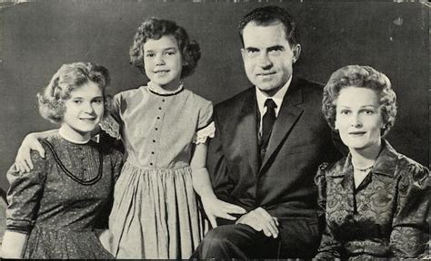 Richard Nixon and Family Presidents Postcard