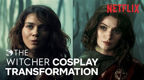 The Witcher: Renfri Cosplay Transformation | Netflix - YouTube