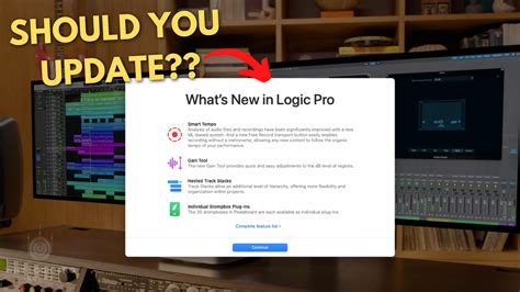 When Should You Update Logic Pro? Your Questions Answered