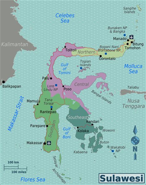 Large Sulawesi Island Maps for Free Download and Print | High ...