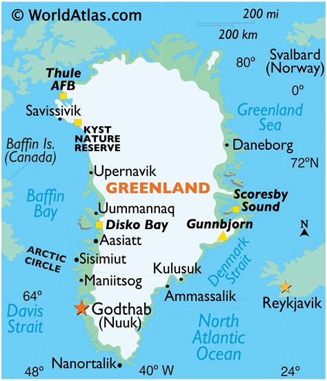 Greenland Map Coloring Pages - Learny Kids