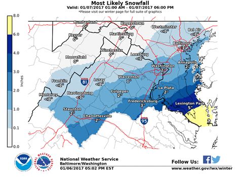 Virginia Weather: Latest Snow Forecast Puts Up to 3 Inches in Northern ...