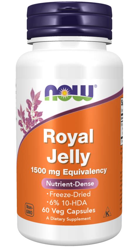 Royal Jelly Veg Capsules | Nutrient-Dense Supplements | NOW