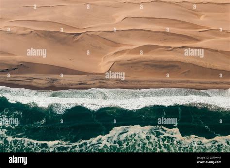 Aerial view of Skeleton Coast, Namib Desert, Namibia Stock Photo - Alamy