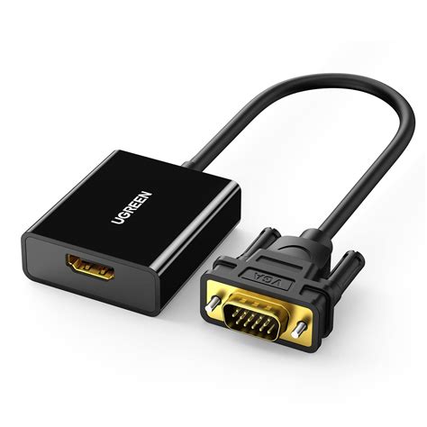 UGREEN HDMI To VGA, HDMI To VGA Adapter (Female To Male) With Audio ...