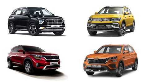 Mid-Size SUV Comparison: Creta, Seltos, Kushaq, & Taigun Compared