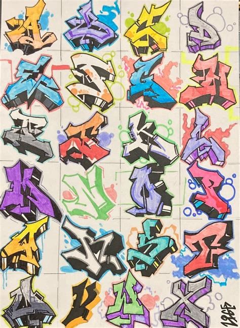 Graffiti alphabet wildstyle – Artofit