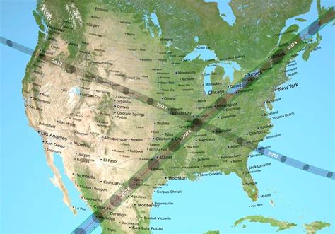 Total Solar Eclipse 2024 Path Of Totality - Elmira Kerrin