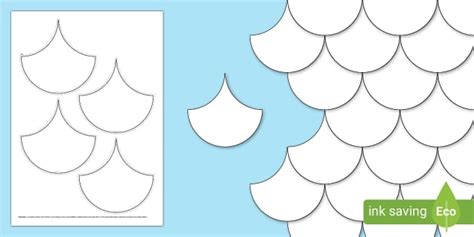 Fish Scales Display Cut-Outs (l'enseignant a fait) - Twinkl