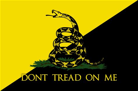 Anarcho-capitalist variant | Gadsden Flag / Don't Tread On Me | Know ...