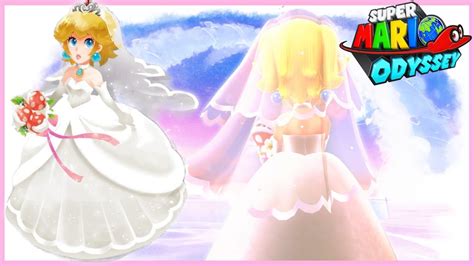 Super Mario Odyssey | Princess Peach gets her wedding gown - YouTube