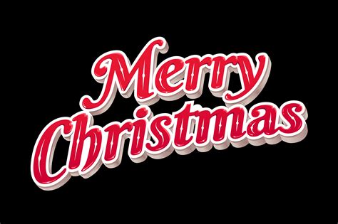 Merry Christmas Typography 305630 Vector Art at Vecteezy