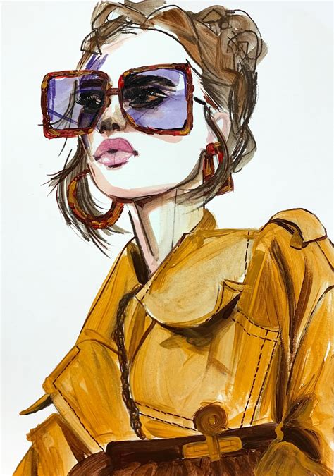 10+ Fashion Drawings for Inspiration | Fashion illustration face ...