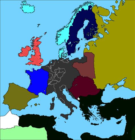 Habsburg-Hohenzollern Centralized HRE (Maps) : AlternateHistory