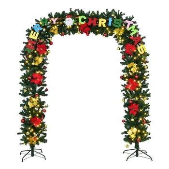 2m Christmas Arch Garland Outdoor Christmas Arches Christmas Light Led ...