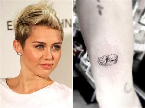 Bring out the tissues: Miley Cyrus' new tattoo is just too emotional ...