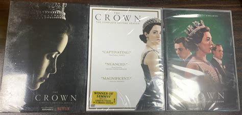 The Crown The Complete Series Seasons 1-3 DVD Box Set 11 Disc Free Shipping