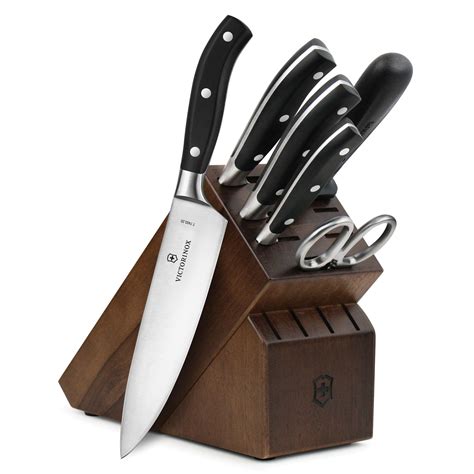 Victorinox Forged Professional Knife Block Set, 7 Piece | Cutlery and ...