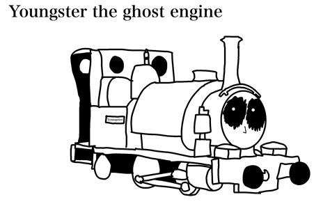 I drew my version of rusty’s ghost engine from the episode “Duncan gets ...