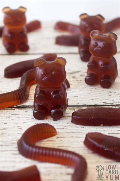 Sugar Free Gummy Bears Recipe - Low Carb Yum