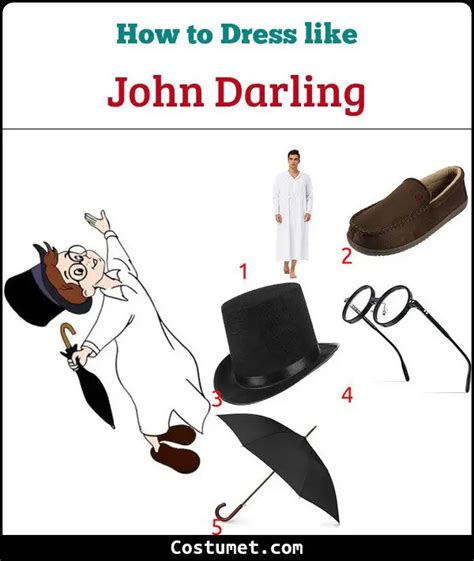 John Darling (Peter Pan) Costume for Halloween