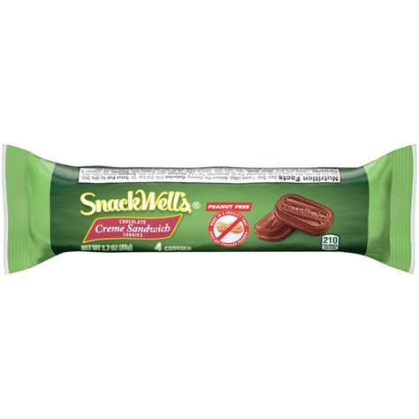 SnackWell's Chocolate Creme Sandwich Cookies (1.7 oz) - Instacart