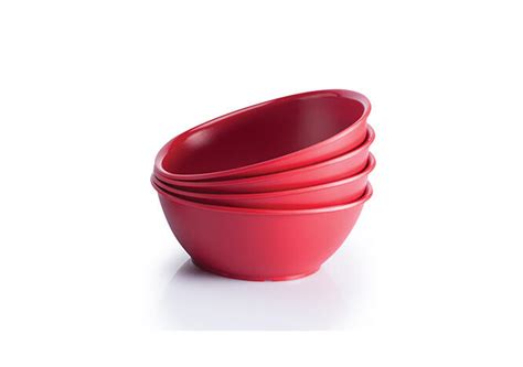 Tupperware -Tupperware 4-pc. Red Splendor Soup Bowl Set