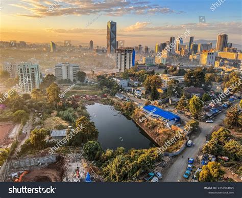 Aerial Overview Addis Abeba City Capital Stock Photo 2253944025 ...