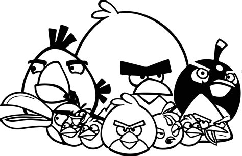 Angry Birds Seasons Coloring Pages Coloring Pages