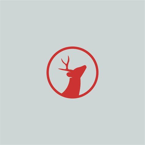 Deer logo with minimalistic design 28688386 Vector Art at Vecteezy