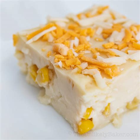 Maja Blanca Recipe - Easy No-Fail Recipe - The Unlikely Baker