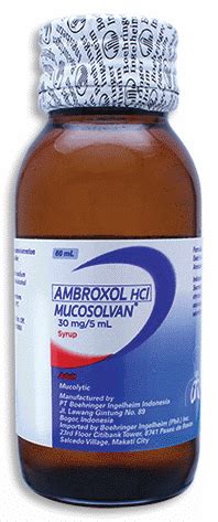 Mucosolvan Syrup Dosage & Drug Information | MIMS Philippines