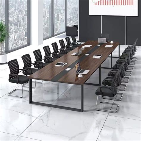 Particle Board Rectangular KLS-1256 Office Conference Table, Without ...