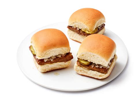 White Castle-Style Sliders | Recipe | Food network recipes, Slider ...